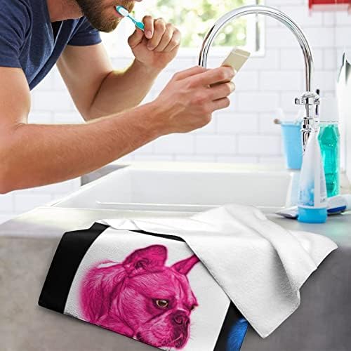 Mozaik francuski buldog ručni ručnik Premium ručnici za pranje pereve krpe za hotelske banje i kupatilo