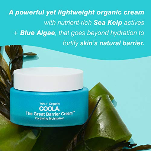 COOLA Organic velika Barijerna krema hidratantna krema za lice, dermatolog testirana zaštita barijere kože, veganska i bez glutena, 1.5 Fl oz