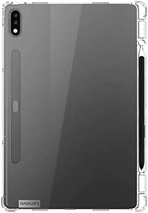 BKINEW Clear futrola za Samsung Galaxy Tab S6 10.5 2019 SM-T860 / SM-T865 / SM-T867 Ultra Clear Mekani fleksibilan futrola Prozirna TPU kožna branik natrag Poklopac pokrov s držačem Stylus