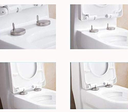 KXA WC Seat V / U Oblik toaletni poklopci sa pufernim jastučićem Brzo izdanje Ultra otporan Top montirani poklopac toaleta za kupatilo, B-45-47CM36.5cm