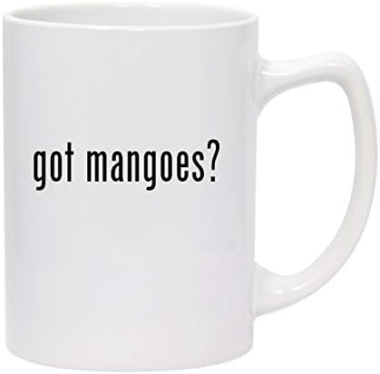 Molandra proizvodi imaju mango? - 14oz Bijela keramička šolja za kafu Statesman