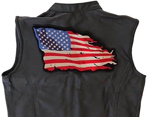 Zakrpa američke zastave, stare, velike zakrpe za jakne i prsluke