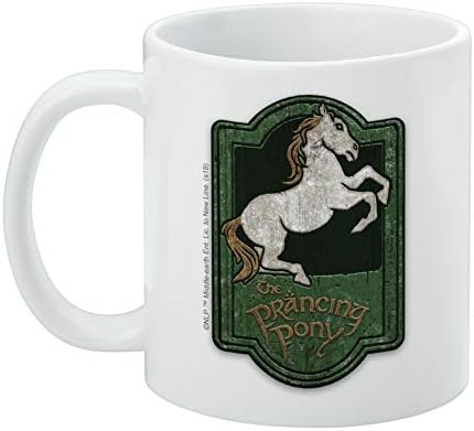 Grafika i više GOSPOD Prstena Prancing Pony keramička kava, novost poklon krigle za kafu,