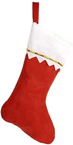 DIY FELLING akcija Crvene zabave Čarape Kamin 15inch pokloni Dekoracija usluge za Xmas Božićni viseći