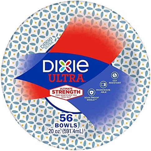 Dixie Ultra teške papirne posude, 56 brojeva, 20 unca