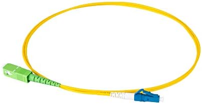 Speedyfibertx - 6-pakovanje SC / APC do SC / APC Slim Simplex Riser Off FIBER Patch kabel, Corning SMF-28 Singlemode 9 / 125um Ultra vlakna, OS1 / OS2 kompatibilan