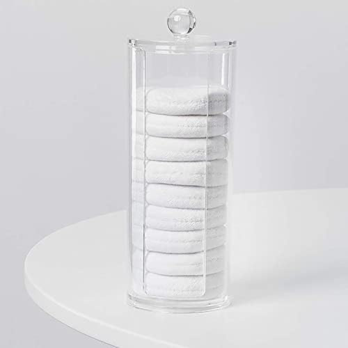 Khensuply šminka pamučna ploča prozirna make up jastučiće dispenzer posude sa poklopcem pamučni krugovi zaslon