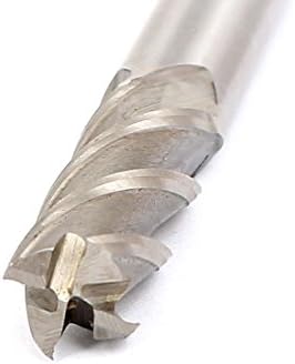 Aexit 10mm drška kraj mlinovi 10mm rezni prečnik 4 Flaute spiralna HSS krajnji ugao zaokruživanje kraj mlinovi rezač