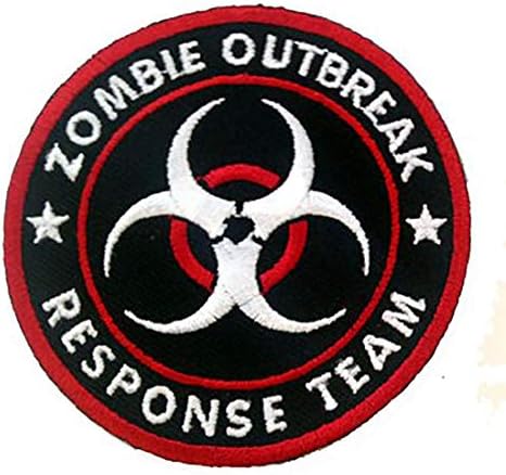 Zombi Outbreak Response Tim Biohazard Logo Novost Iron na Patch Applique