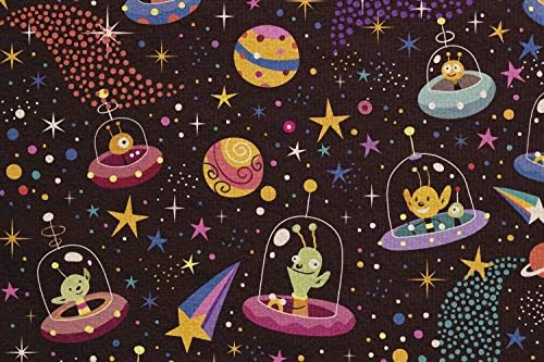 AMBESONNE SPACE YOGA ručnik, COSMOS dizajn sa zvijezdama zvijezdama i šarenim polka tačkice vanzemaljske svemirske listove, neklizajući znoj upijaju joga pilates pokrivač za vježbanje, 25 x 70, višebojni