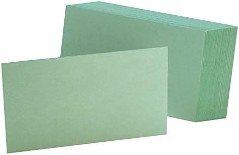 Oksfordske indeksne kartice u boji, 4 x 6, zelene, 100 po pakovanju
