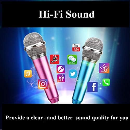 KYMY Mini mikrofon Mini prenosivi vokalni / instrumentalni mikrofon Mini Karaoke mikrofon kompatibilan