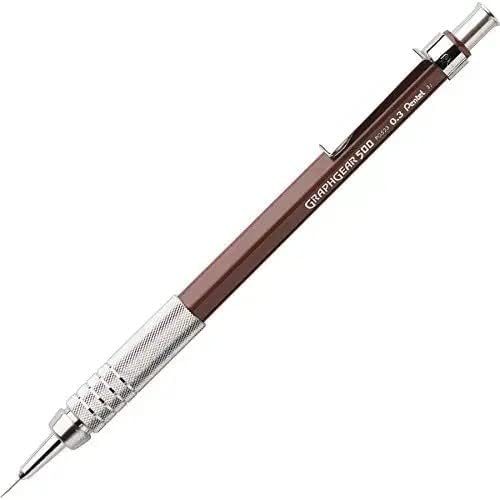 Pentel GraphGear 500 automatska olovka za ponovno punjenje - 4-Pakovanje mehaničkih olovaka uključuje - 0,3 mm, 0,5 mm ,0,7 mm & amp; 0,9 mm veličine olova