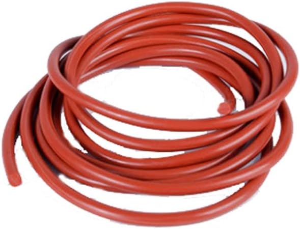 1pcs 12 mm žičani prečnik crvene boje zapečaćene navoje čvrsto-silika gel okrugli traka visoka temperatura otpornost na površinu glatka