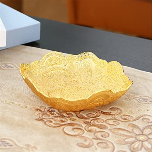 CUJUX jednostavne nordijske grickalice Candy Plate dnevna soba Kućni trpezarijski sto sto za odlaganje Creative Gold ladica ukras ukras