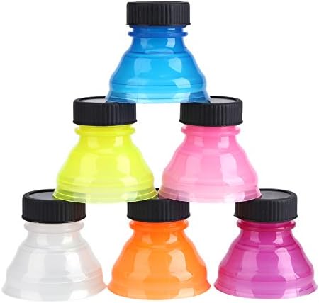 Poklopci za konzerve za višekratnu upotrebu, 6 komada poklopci za višekratnu upotrebu i neraskidivi zaptivači korisni poklopci za flaše Pop Can za dršku flaše za vodu