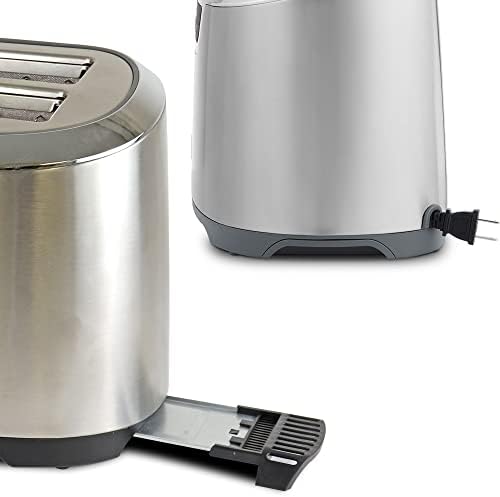 Kenmore Elite 4-rezanje toster u utoru srebrna, automatsko podizanje, nehrđajući čelik, podesiva smeđa,