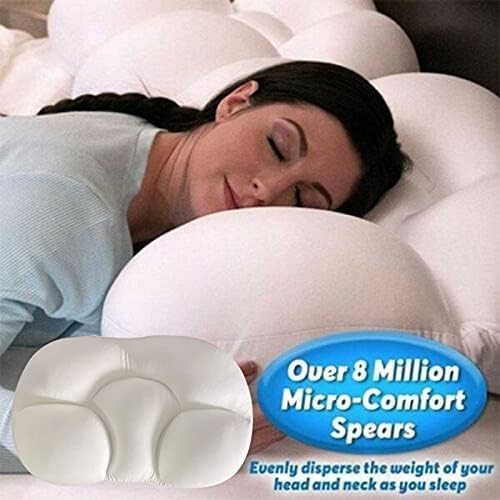 ABIMY 3D ergonomski jastuk, cijele okrugle duboke čestice od ovisnosti za spavanje jastuk, ergonomski glasovni