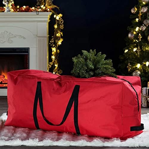 Cokino velika torba za čuvanje jelke sa izdržljivim ojačanim ručkama & Dual Zipper Umjetna rastavljena stabla suza dokaz Oxford Duffle torba Božić velike torbe za pohranu