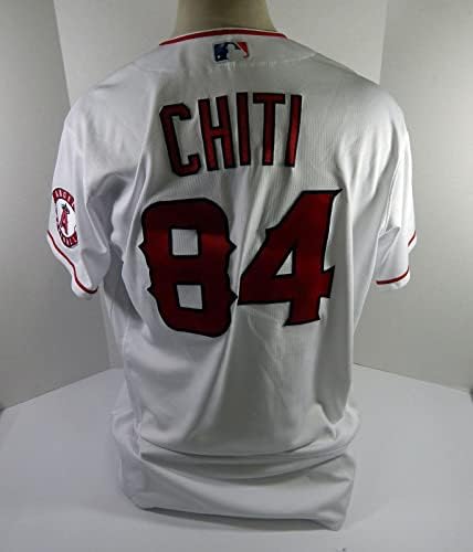 2022 Los Angeles Angels Dom Chiti 84 Igra izdana POS rabljeni Bijeli dres 48 3 - Igra Polovni MLB dresovi