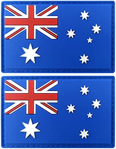 JBCD Australia Zastava zakrpa Australian Tactical Patch - PVC gumeni pričvršćivač kuke i petlje