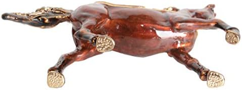 SkUR arapski konjički konjični kutija nakit ručno oslikana dekorativna kutija sa šarkama držačem minđuša sa šarkama Animalfigurine kolekcionarski