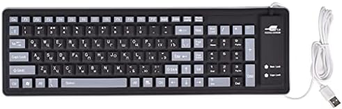 TJLSS 103keys keyboard Letters Silicon Layout USB 2.0 interfejs Ruska tastatura meka i izdržljiva