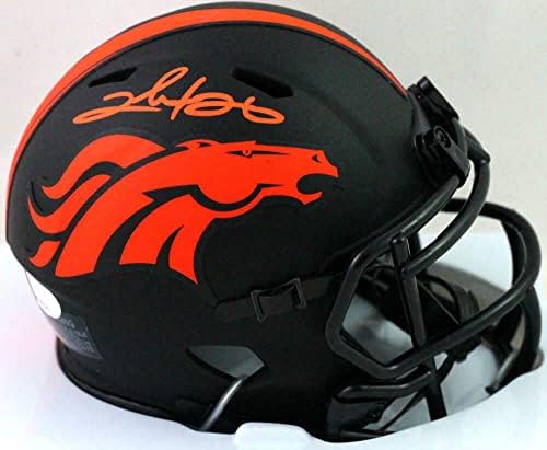 Clinton Portis potpisao Broncos Eclipse Speed Mini Helmet - JSA svjedok * org-autograme NFL Mini