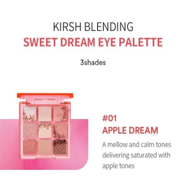 KIRSH Blending sweet DREAM paleta očiju | sanjive zamagljene sjene za oči | KPOP make up | K-beauty sjenila za
