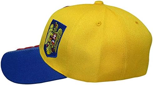 Veleprodaja Miamia Rumunjska Zemlja žuta plava crvena slova Crest zakrpa na bočnom veznom poklopcu šešira