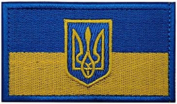 Ukrajina zastava zastava vezene UKR seoska značka Ukrajinske nacionalne zastave Četiri lišća taktičke