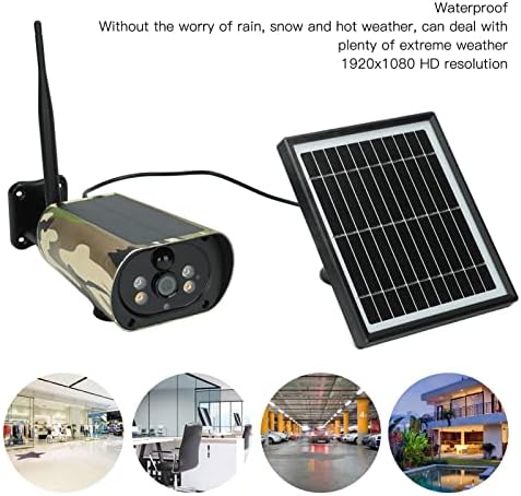 Heayzoki solarna kamera, 4G WiFi solarna kamera, vanjska kamera za kućište na otvorenom, solarni panelira kamera, podržava PIR pokret za otkrivanje dva sata