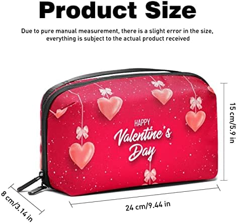 Crveni elektronski Organizator srca za Valentinovo, zaštitna torbica za nošenje otporna na udarce, torba za
