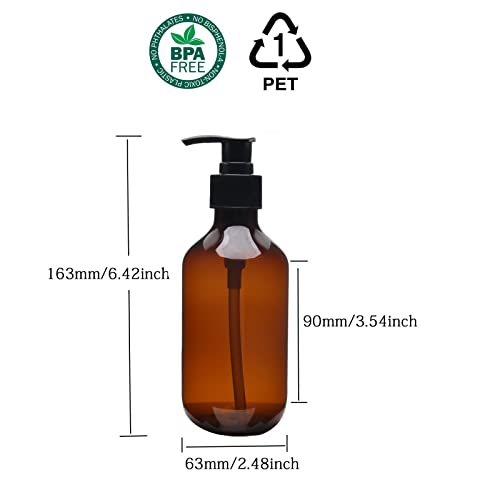 Pump boca, 10oz / 300ml Prazan plastični losion za punjenje / emulzija SOAP šampon sa pumpom