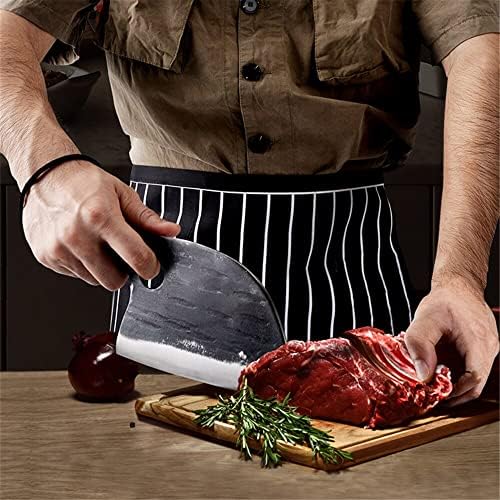 Weershun full Tang kuharski nož ručno izrađeni krivotvoreni visoko ugljični oblozi 7CR17 čelični kuhinjski noževi Cleaver Filling Rezanje Broad Butcher Nož