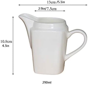 Gravy Boat zapadni stil kosti Kina čaša za mlijeko keramički vijenac za kafu Vrč za mlijeko čisti Bijeli med