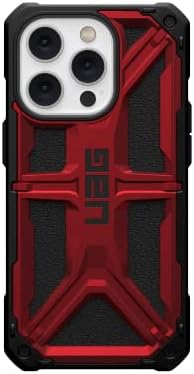 URBAN ARMOR GEAR UAG iPhone 14 Pro Case 6.1 Monarch Red Crimson zaštitni poklopac & 6.1 Premium kaljeno staklo štit za zaštitu ekrana paket set