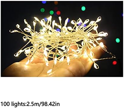 Božić LED bakarna žica za odmor spavaća soba Party Indoor rođendan vjenčanje dekoracija Creative Fishbone žica svjetla Extra Long