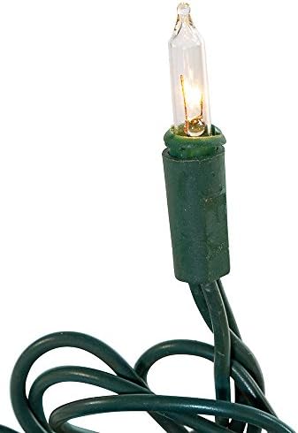 Kurt Adler 100-lagani minijaturni set svjetla od kraja do kraja, zelena / višebojna