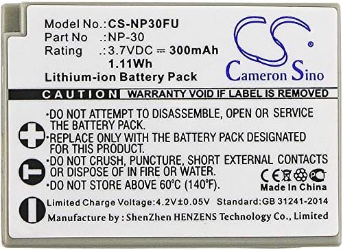 TENGSINTAY 3.7V 300MAH / 1.11WH Zamjenska baterija za Fujifilm FinePix F440, finopix F440 Zoom, FinePix