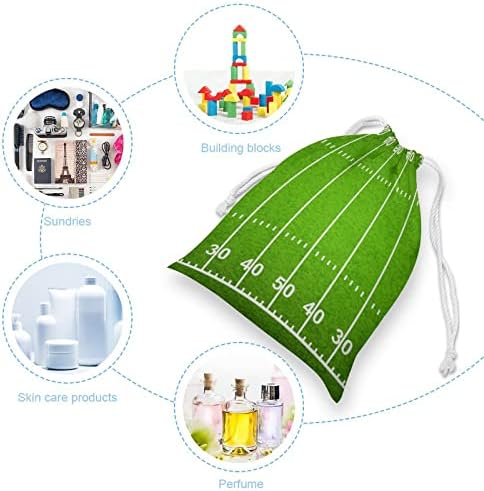 Američki fudbalsko polje Canvas torba za zaštitu od nevezanja za višekratnu torbu za vrećicu Torba za kućnu kuću