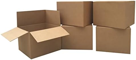 uBoxes Extra Large 23x23x16 Standard Corrugated Moving Box, brown corrugated