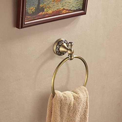 Držač za toaletni papir Leyden Mesing, antikni ručnik retro ručnik ručnika, mesingani ručnik, držač