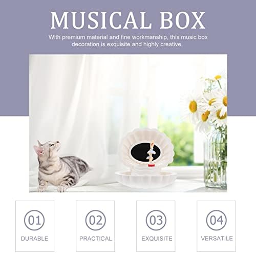 Toyandona Glazbeni pokloni Glazbeni nakit kutija za rotirajuće plesne djevojke nakit u obliku srca, kućište muzičke kutije za poklon čarape Pupljenice