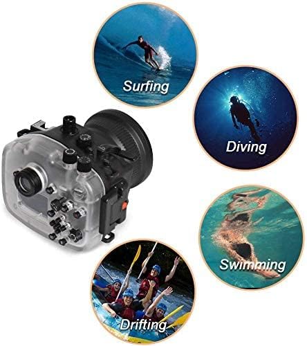 Morske žabe za Sony A7 II FE 28-70 mm 40m / 130ft podvodna kamera za ronjenje sa vodootpornom futrolom sa pištoljem