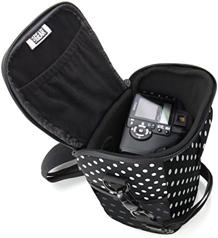 USA Gear DSLR mala torba za kamere za muškarce i žene sa vrhunskom dostupnošću utovara, Podesiva