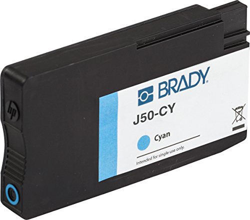 Brady J50-CY Bradyjet J5000 kertridž sa mastilom, cijan, 2,31 Visina, dužina 4,13 širine, 1
