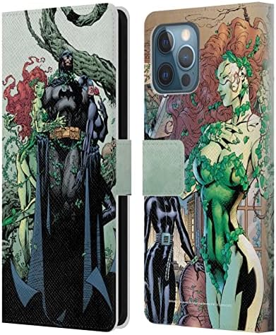 Glava Case Designs zvanično licencirani Batman DC Comics Poison Ivy & amp; Harley Quinn Gotham City Sirens koža knjiga novčanik poklopac slučaj Kompatibilan sa Apple iPhone 12 Pro Max