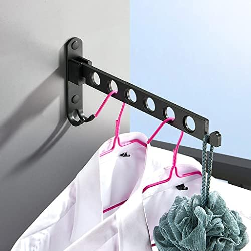 Wjccy prijenosni sklopivi vješalica za odjeću Hotel zidni stalak za sušenje kupatila na uvlačenje za domaćinstvo nevidljivi stalak za sušenje odjeće
