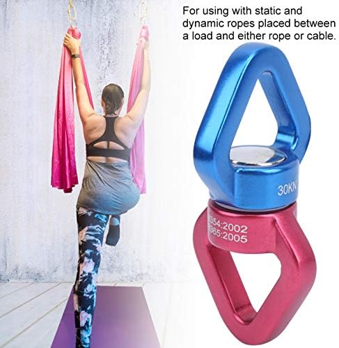 ZYHHDP Air Yoga Swing Connector 360 stepeni Univerzalni rotirajuće prstenje magnalijski karabin